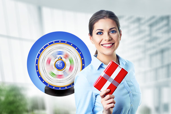 Запускаем колесо фортуны! Крути и получай призы